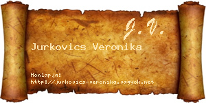 Jurkovics Veronika névjegykártya